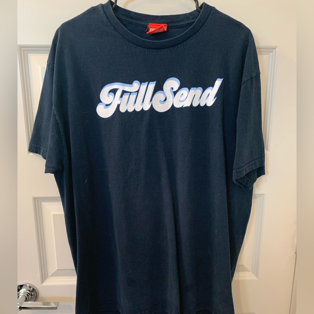 FULL SEND Navy TShirt XL